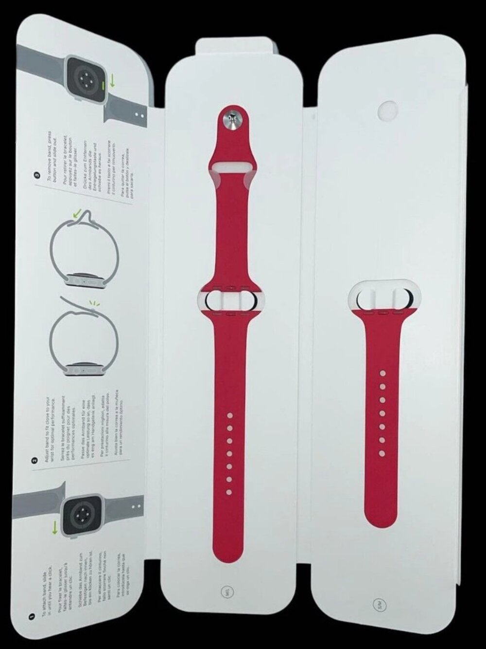 Apple Watch Nike Sport Band PRODUCT RED 38mm 40mm 41mm Series 1-9 SE